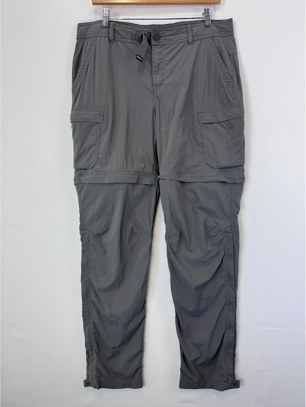 REI Co-op Sahara Convertible Cargo Hiking Pants Women's Size 12 Gray Gorpcore
